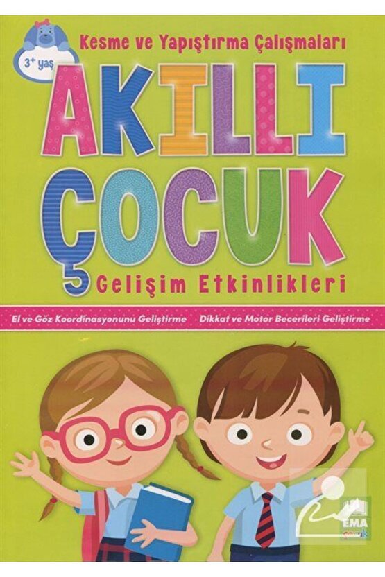 Akıllı Çocuk Kesme ve Yapıştırma Çalışmaları Gelişim Etkinlikleri (3+ Yaş)