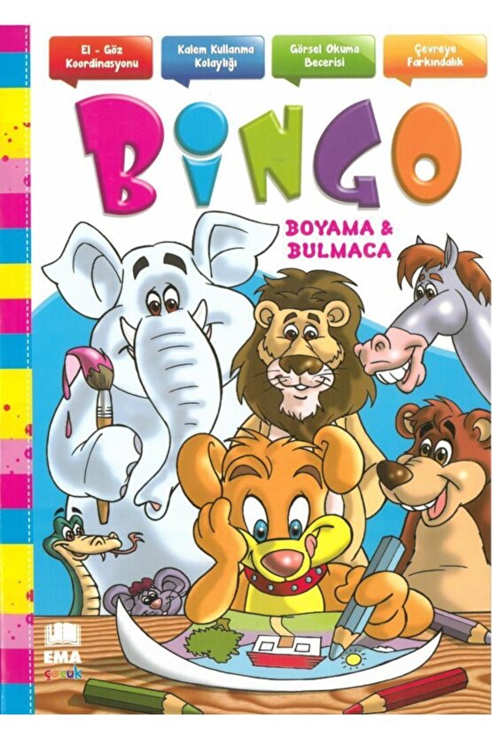 Bingo Boyama - Bulmaca (renkli Örnekli)