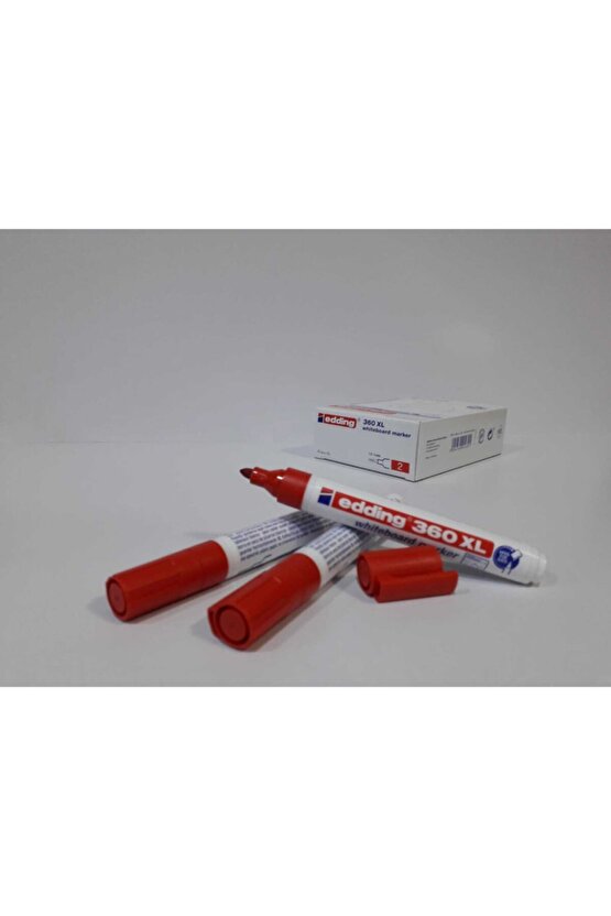 Whiteboard Marker Silinebilir Beyaz Tahta Kalemi Kırmızı 10lu Paket