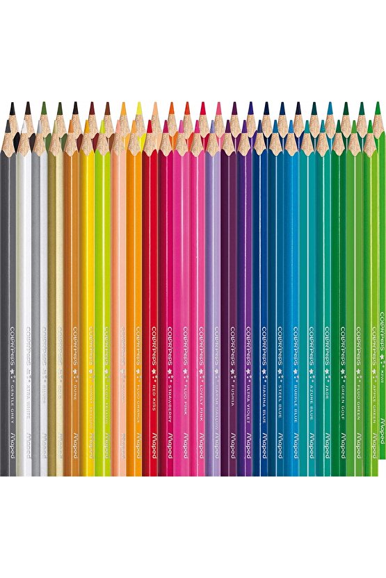 Color Kolay Tutuş Tam Boy 48 Li Kuru Boya Kalemi