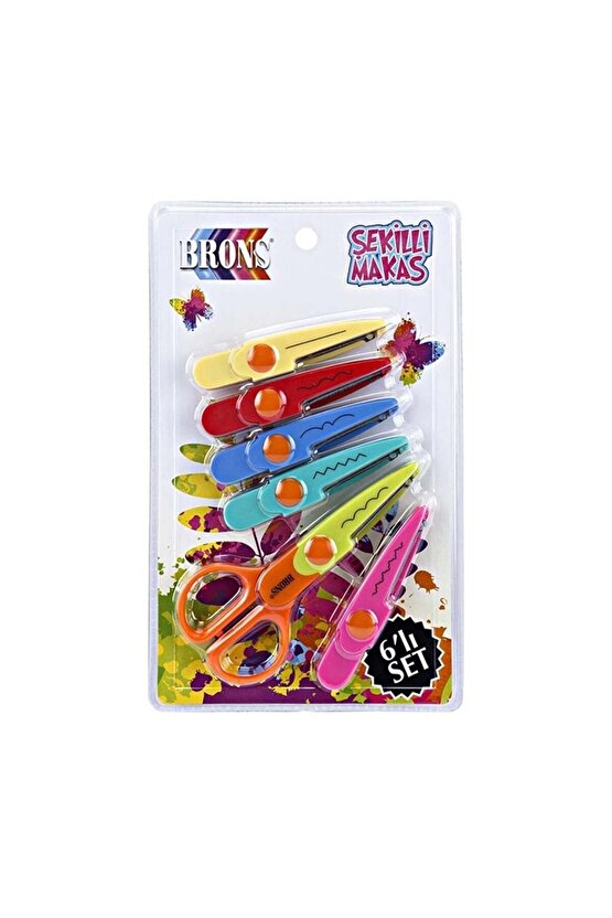 Şekilli Makas 6’Lı BR-708