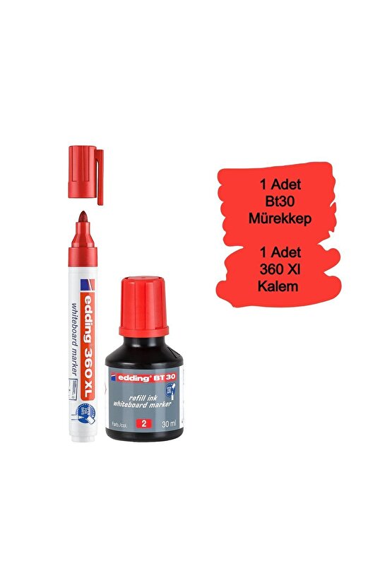 Bt30 Tahta Kalemi Mürekkebi 1 adet +360xl Doldurulabilir Tahta Kalemi 1 adet tkm