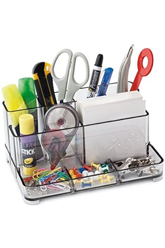Desk Organizer Aüstü Kalemlik 810 Şefaf Duman
