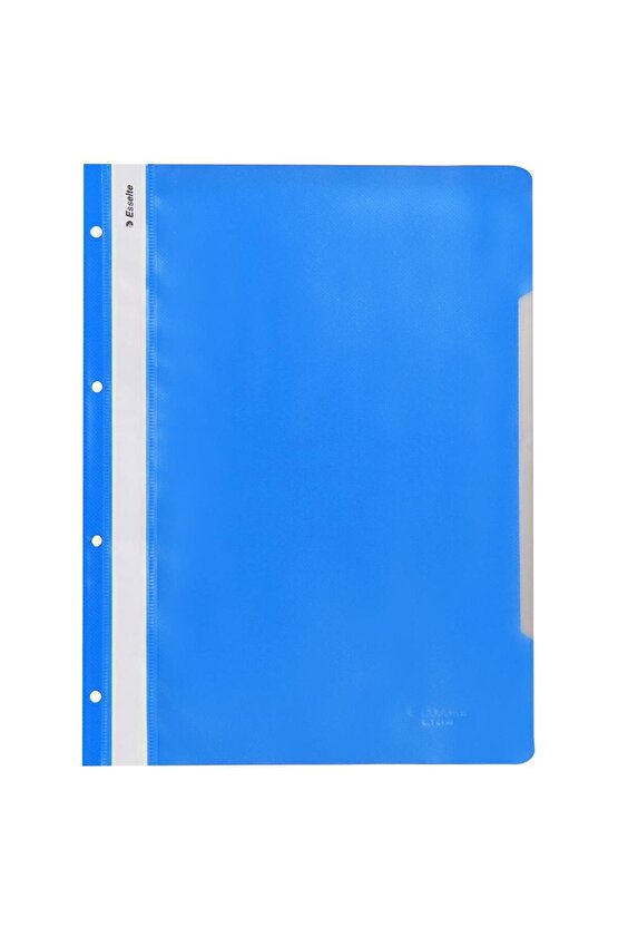 4199 Telli Dosya Plastik 50 Adet - Mavi