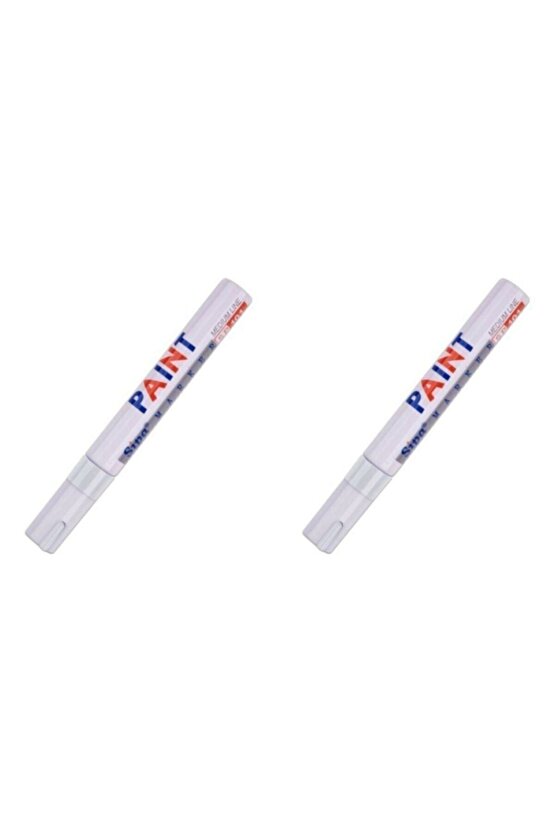 2 Adet Paint Marker Beyaz Derz Boyama Kalemi Derzmatik