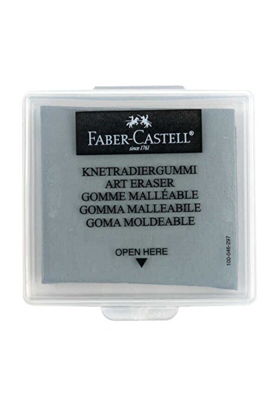 Castell Plastik Kutulu Renkli Hamur Silgi,18