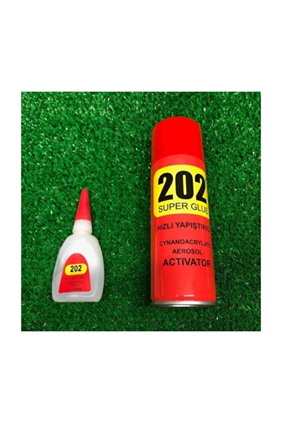 202 marka 200 ml Super Glue Hızlı Yapıştırıcı Spreyli