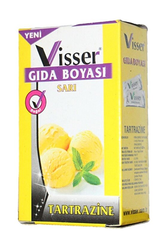 Gıda Boyası Sarı Renk 9 gr G.b