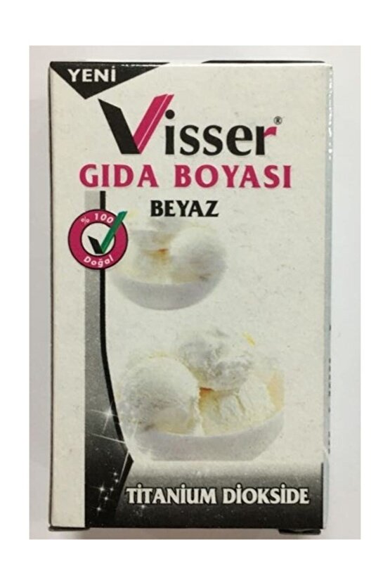 Toz Gıda Boyası Beyaz G.b