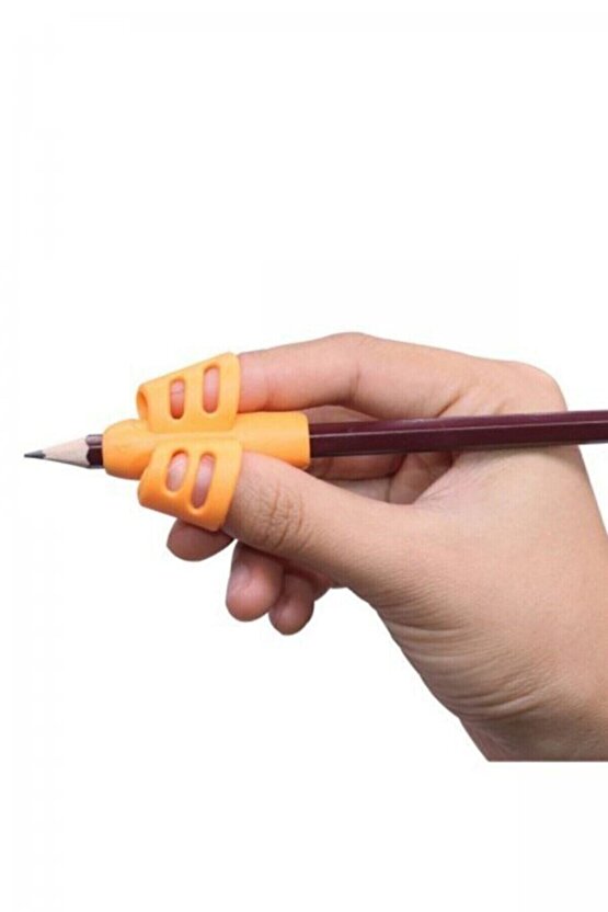 Kolay Kurşun Kalem Tutma Aparatı( Pembe Ve Mor)