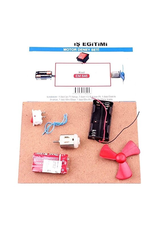 Eğitici ve Keyifli Motor Deney Seti ile Öğrenmeye Başla