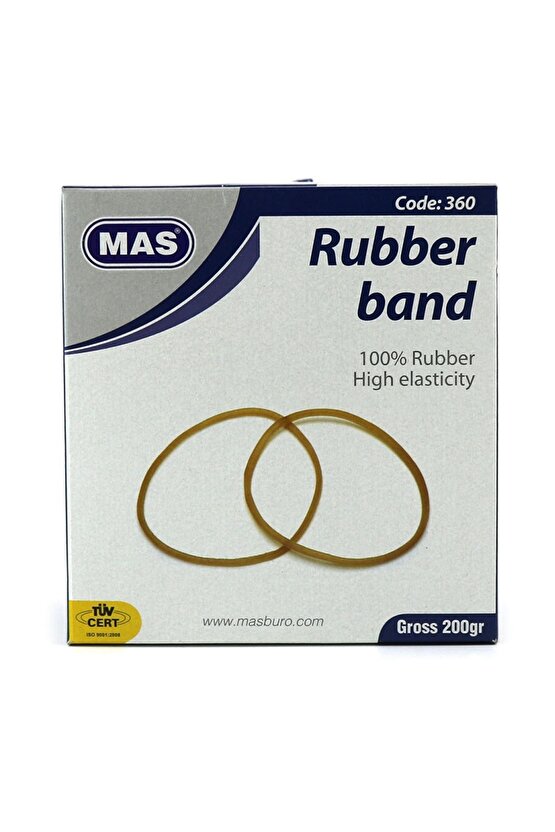 360 Kauçuk Lastik 200 Gr.Kutu