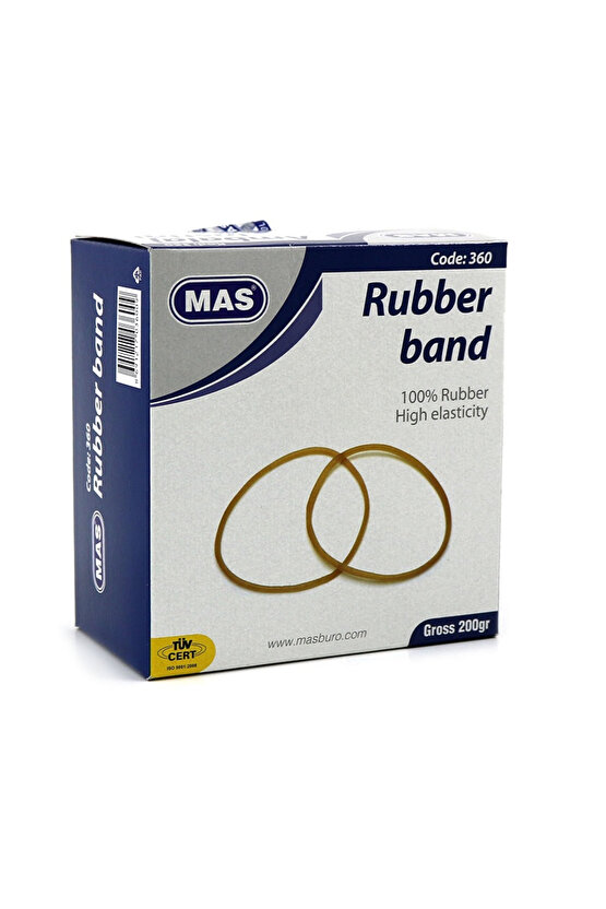 360 Kauçuk Lastik 200 Gr.Kutu