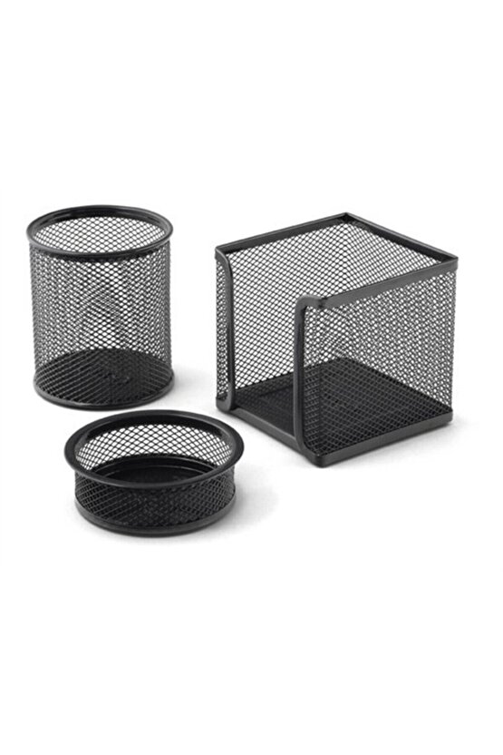 PERFORE MAS MASA SETİ PERFORELİ 3 LÜ KALEMLİK SETİ 505 SİYAH