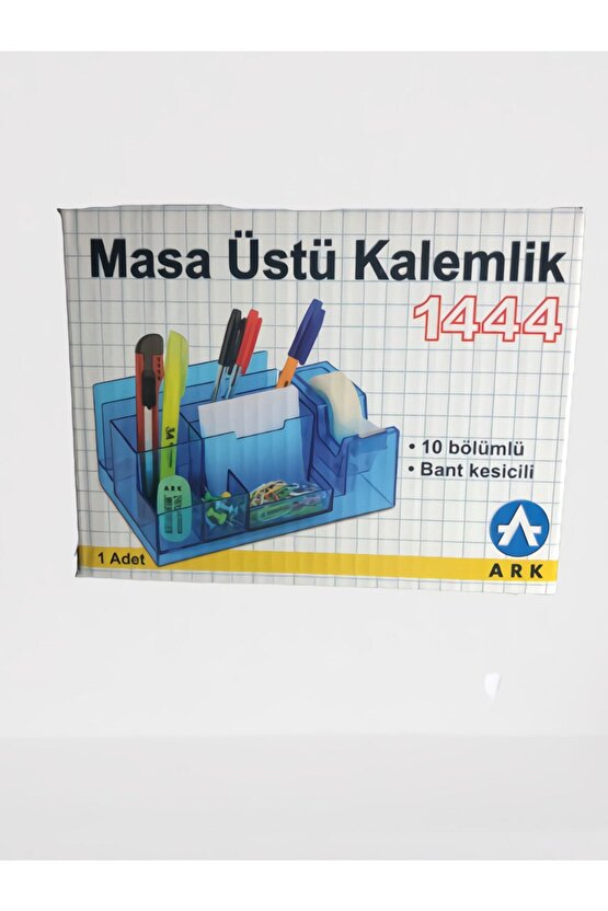 3a 1444 Şeffaf Kalemlik Bant Kesici Masa Seti M.o