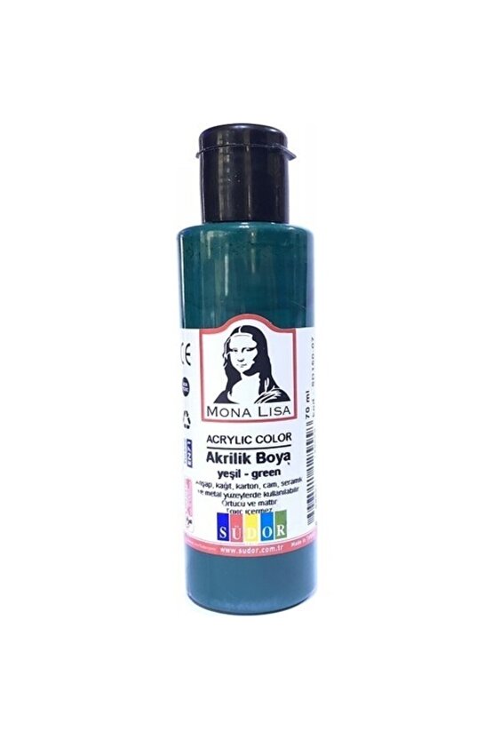 Monalisa Akrilik Boya 6x70 Ml Şışe Ana Renkler  SD1006