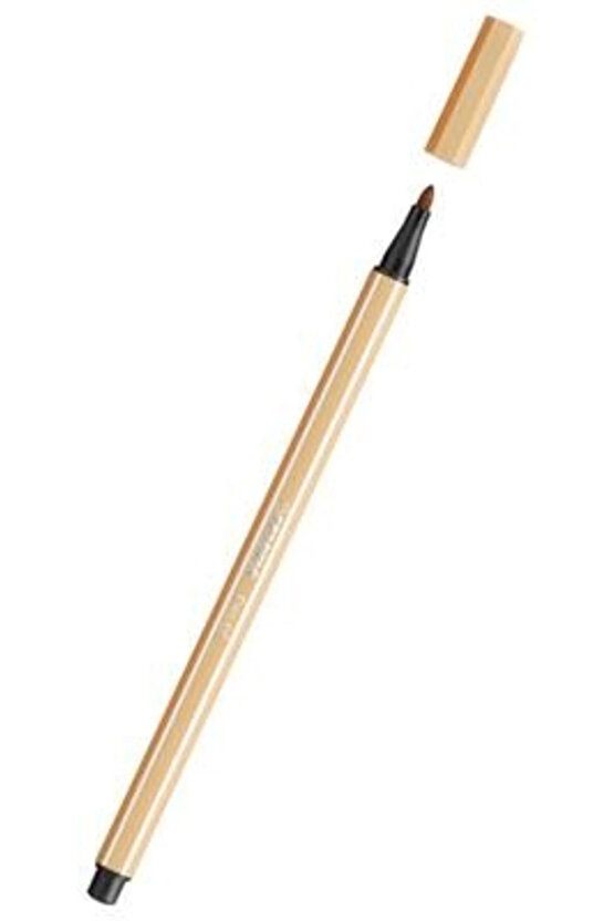 - Keçe Uçlu Boya Kalemi - Pen 68 - Açık Kahverengi