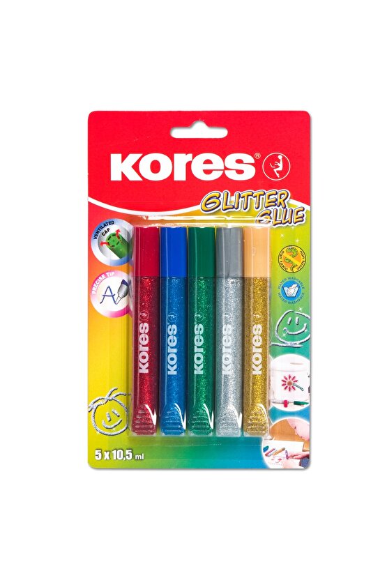 Glitter Glue 5li Simli Yapıştırıcı