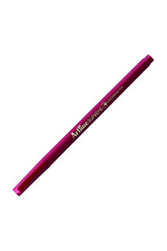 Supreme Coloring Keçe Uçlu 0,6mm Koyu Kırmızı Kalem