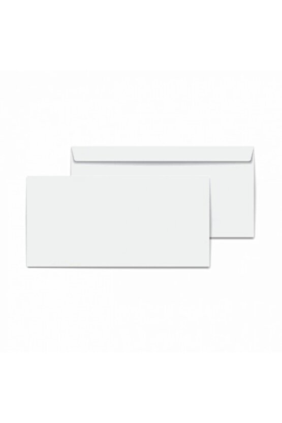 Zarf Diplomat 105x240mm. 110gr. Beyaz Silikonlu 500lü