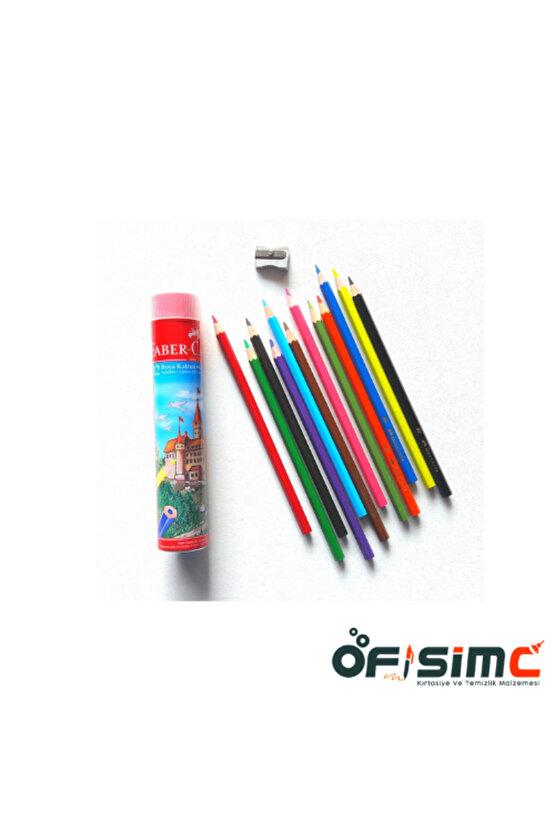 Faber 12Li Kuruboya Üçgen Tüp