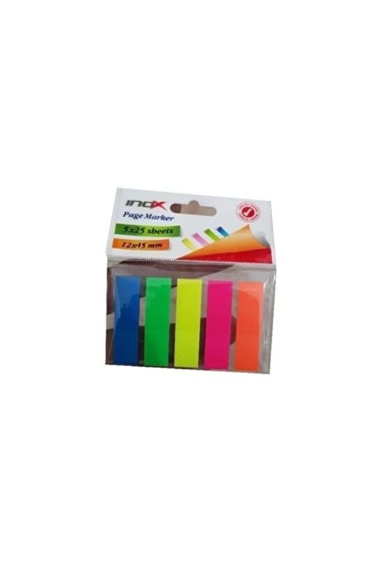 Yapışkanlı Page Marker 12x45 25yp.5 Renk