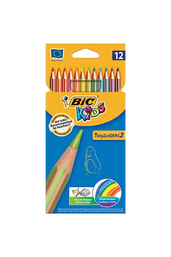 KURU BOYA TROPICOLOR2 UZUN 12 Lİ 8325669-83256611