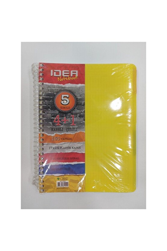 Çınar Seperatörlü 4+1 150 Yaprak Defter