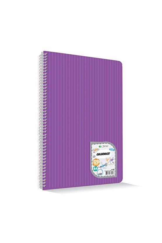 Çınar Colormaxı A4 72 Yp Çizgili Pp Kapak Spiralli Defter 73001