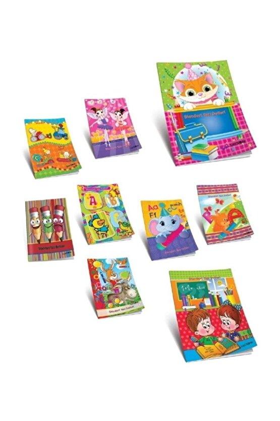 Colormaxi A4 Standart Güzel Yazı Defteri 40 Yaprak (12 Li Paket)