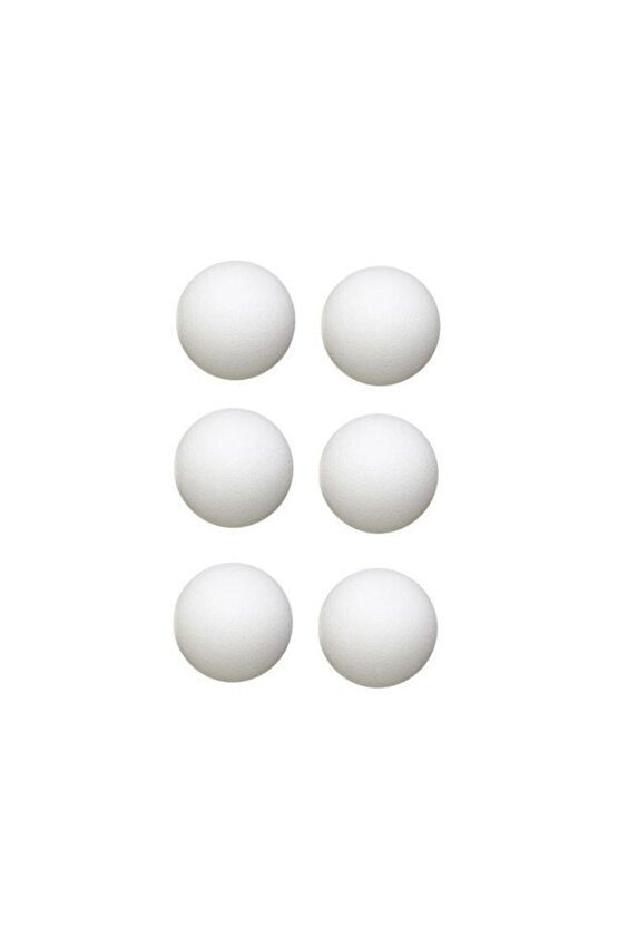 Strafor Köpük Top 8cm 6 Adet