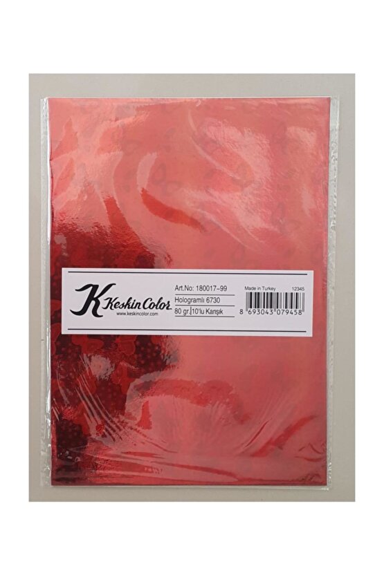 Hologramlı Elişi Kağıdı 6730 10 Lu