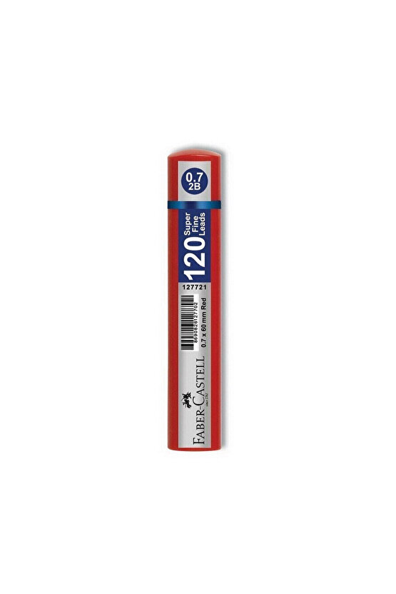 Kırmızı Tüp Grip Min 0,7 2b 60 Mm 120li
