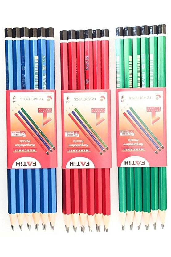 Mercanlı Kursun Kalem 12 li