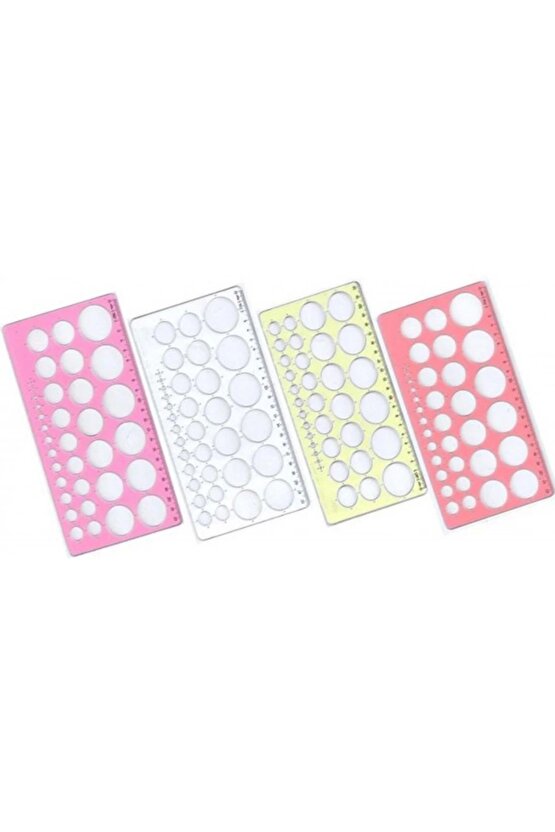 02271 Daire Şablonu 1-35mm Cetvelli