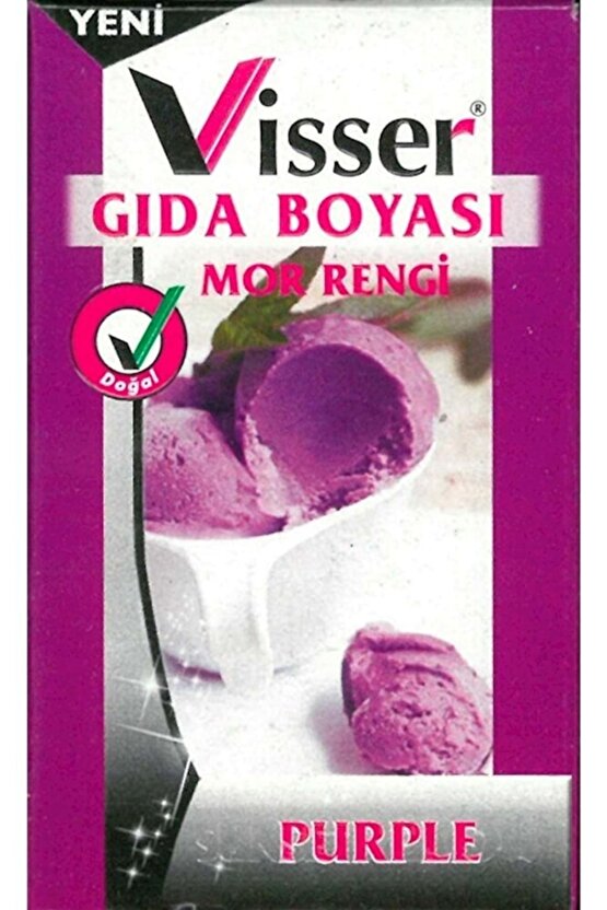 Mor Toz Gıda Boyası Net 9 Gr. G.b