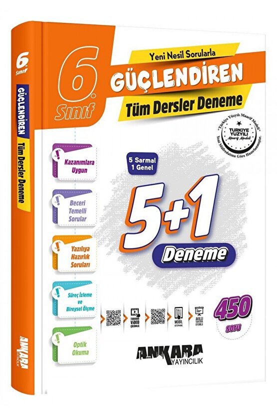 ANKARA 6 GÜÇLENDİREN TÜM DERSLER DENEMELERİ