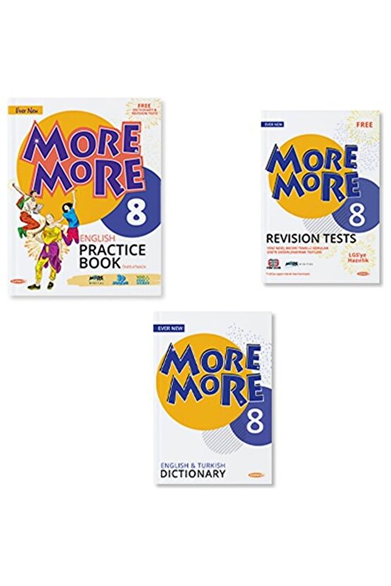Kurmay Elt Yayınları More And More 8. Sınıf English Practice Book Dictionary Revision Test