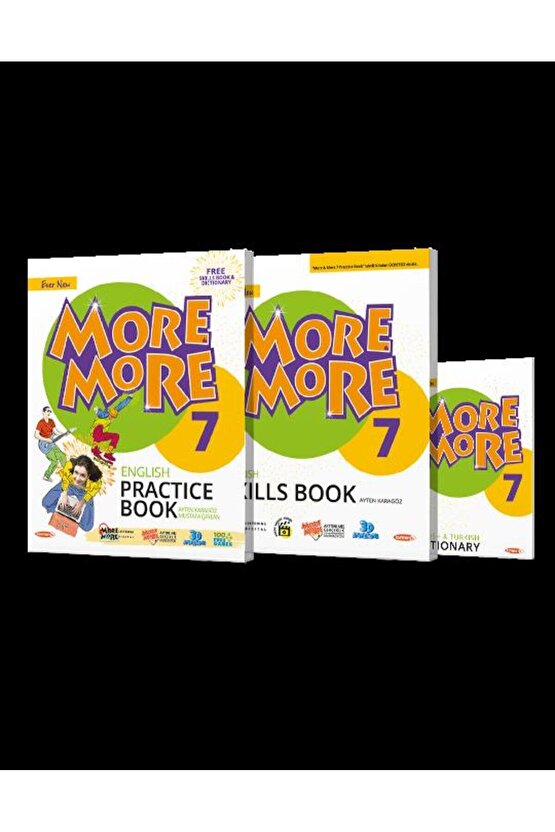 Kurmay Yayınları More And More 7 Sınıf English Practice Book +skıllsbook+ Dıctıonary