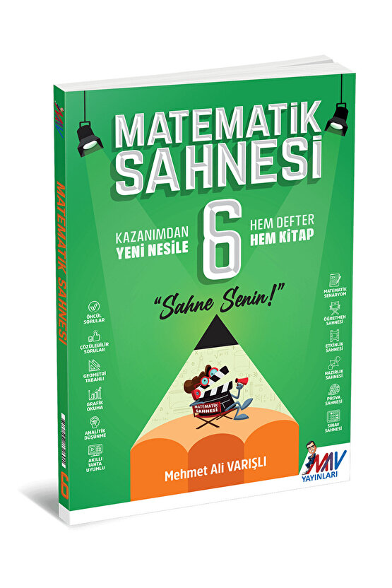 Mav Yayınları 6 Sınıf Matematik Sahnesi ders ve yardimci kitaplar