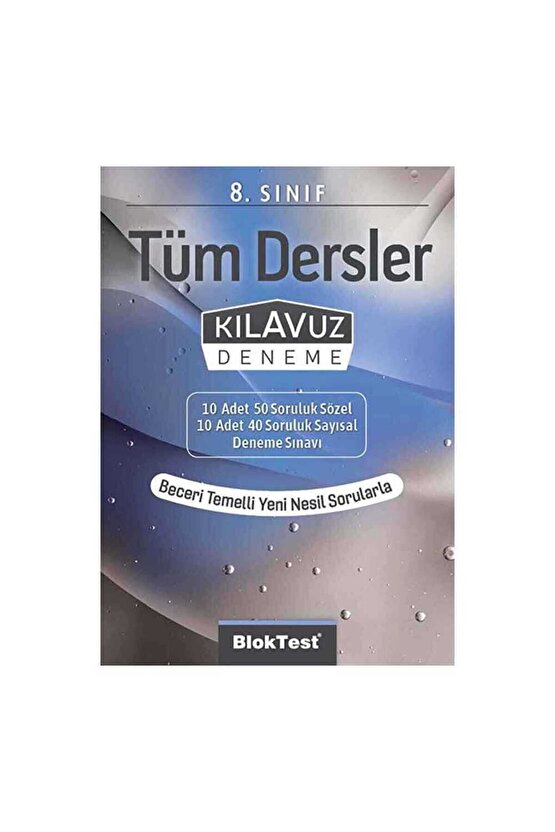 8. Sınıf Tüm Dersler Kılavuz Deneme Sınavı Ela Kitabevi