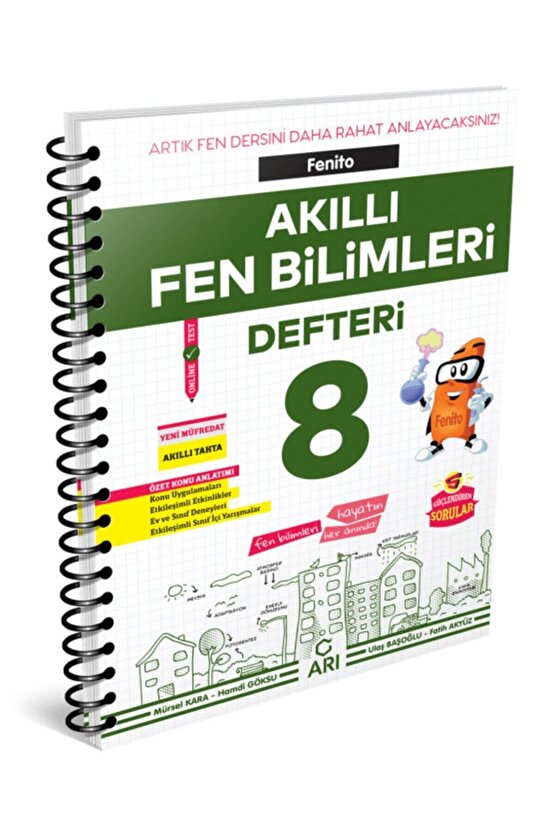 Fenito Akıllı Fen Bilimleri Defteri 8. Sınıf