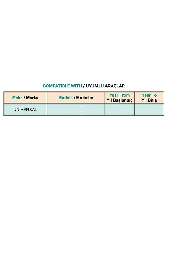 Universal Kapı Kilit Tespit Klips