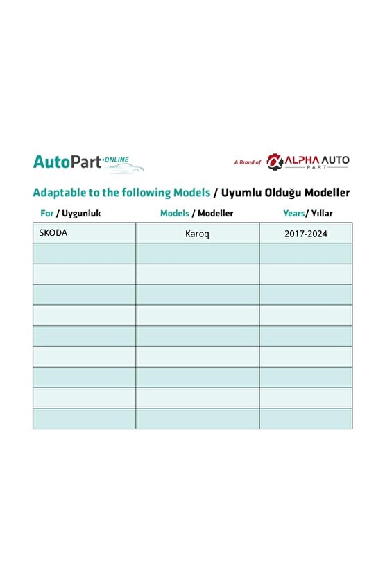 Volkswagen,Skoda, Audi, Cupra için Kapı Döşeme Klipsi- 1 Adet
