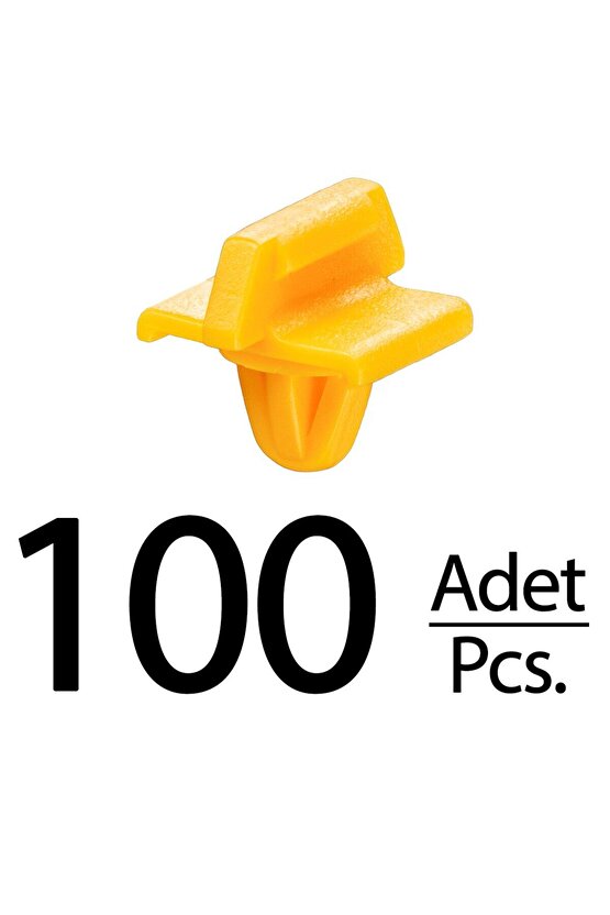 Mercedes W201 için Çamurluk Kaplama Klips - 100 Adet