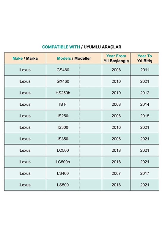 Lexus için Trifon Yıldız Vida - 50 Adet