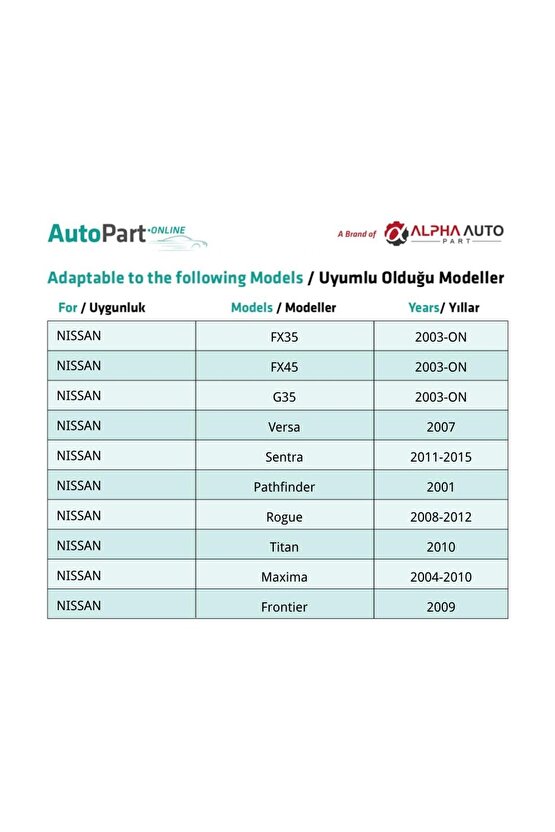 Nissan Mitsubishi Subaru için Tampon Davlumbaz Klips - 50 Adet