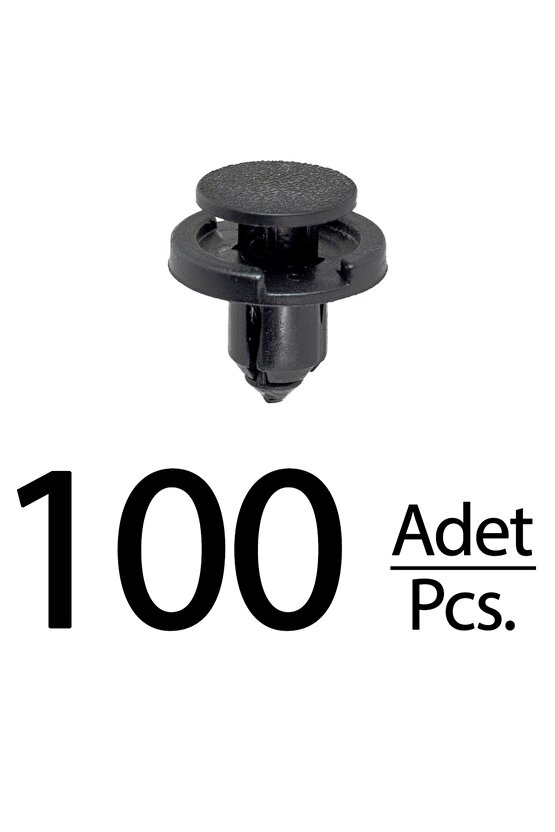 Toyota Corolla Previa Yaris Sprinter Carib Renault Tesla için Tampon Klips - 100 Adet