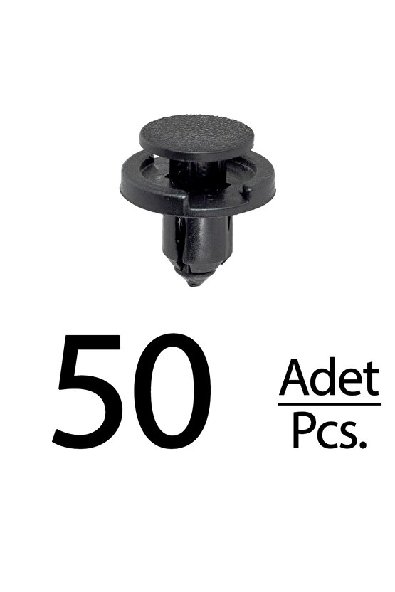 Toyota Corolla Previa Yaris Sprinter Carib Renault Tesla için Tampon Klips - 50 Adet