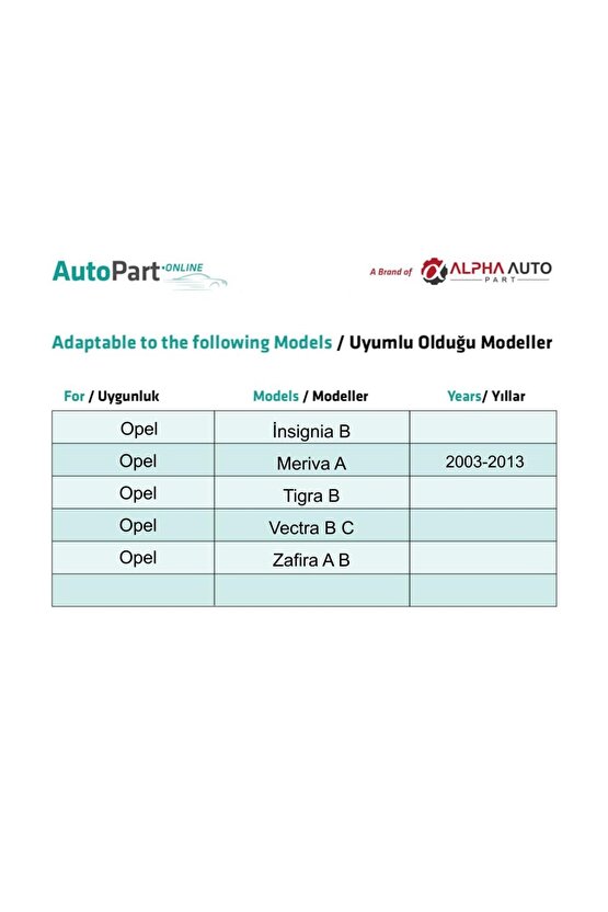 Opel Astra F G H Calibra Combo C E Tigra Vectra için Tampon Bağlantı Klips - 100 Adet